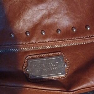 Nine West Brown Leather Backpack